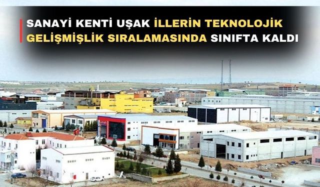 İllerin ‘Teknolojik Gelişmişlik sıralamasında Uşak Kaçıncı sırada yer aldı?