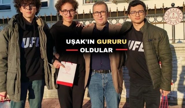 Uşak’ın ‘Altın Çocukları Fen Lisesi’nden çıktı