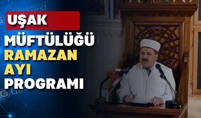 Uşak Müftüsü Burhan Çakır; ‘İyilik Ayı Ramazan’ı kutladı