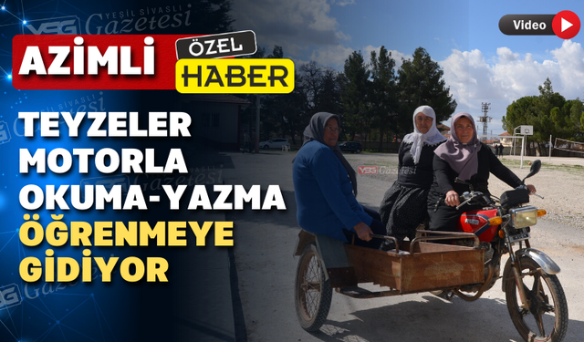 Ahretlikler okuma yazmayı da birlikte öğreniyor