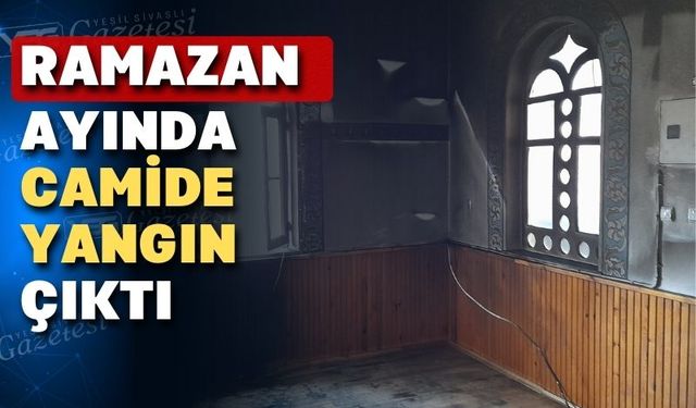 Uşak’ın Yapağılar köyü camisinde yangın çıktı