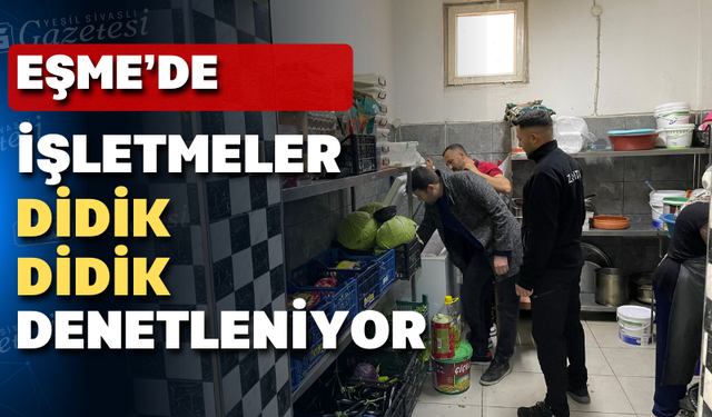 Eşme denetim altında