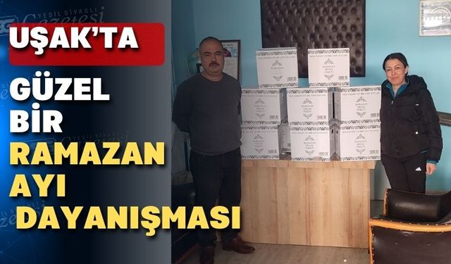 Uşaklı muhtar ramazan ayında dayanışma ruhunu kanıtladı