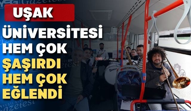 Uşak Belediye Bandosundan öğrencilere konser