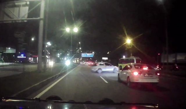 Alkollü ve ehliyetsiz sürücü makas atıp kaza yaptı