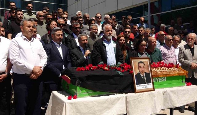 Hayatını kaybeden eski baro başkanı için cenaze töreni düzenlendi