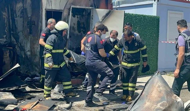 Konteynerde yanarak ölen kişinin kimliği belli oldu