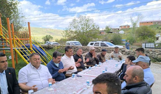 Köyde yağmur duası yapıldı