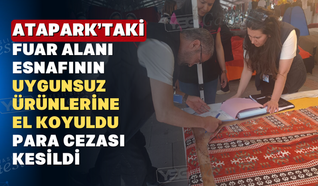 Atapark Fuar Alanı’nda Gıda Denetimi