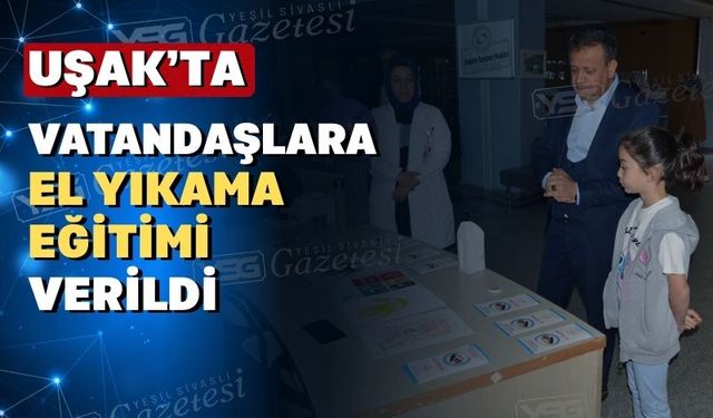 Uşak EAH’TA “5 Mayıs Dünya El Hijyeni Günü” etkinliği