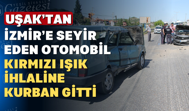 İki otomobilin çarpıştığı kazada 1 kişi yaralandı