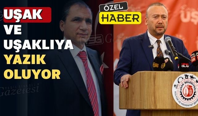 Uşak’ın vekili ve başkanı anlaşamıyor Uşak halkına yazık oluyor