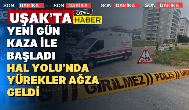 Uşak Gözünü Kazaya Açtı: Elektrikli Bisiklet ile Araç Çarpıştı