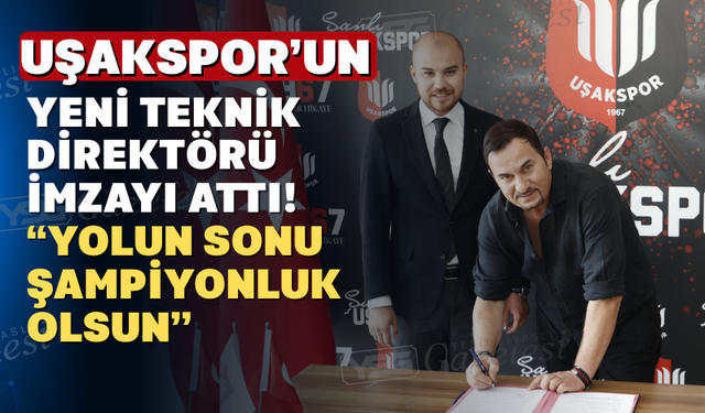 Uşakspor’da Ergün Penbe dönemi resmen başladı