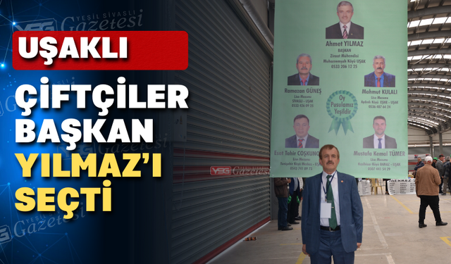 Uşak DSYB’de Yılmaz 5. Kez güven tazeledi
