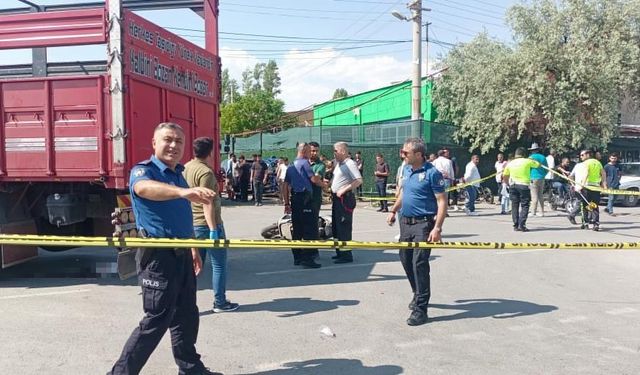 Motosiklet sürücüsü hayatını kaybetti