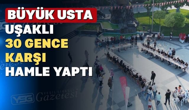 Uşak ‘ta Simultane Satranç Gösterisine ‘Büyük Usta’ katıldı