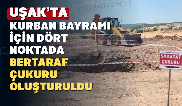 Uşak Belediyesi'nden Kurban Bayramı Öncesi Çevre Dostu Uygulama
