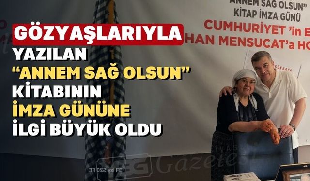 Ünlü gazeteci İsmail Küçükkaya Uşak’ta kitap imzaladı