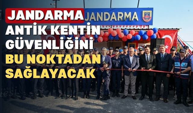 Blaundos Antik Kenti ve ziyaretçileri artık jandarmanın güvencesinde