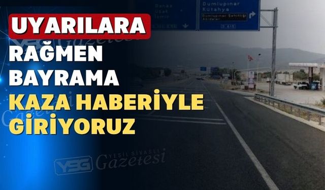 Uşak bayrama kaza haberiyle giriyor; 7 yaralı