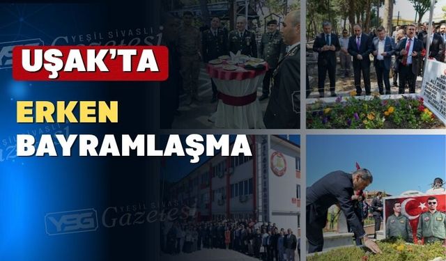 Uşak’ta Kurban Bayramı bir gün erken kutlandı