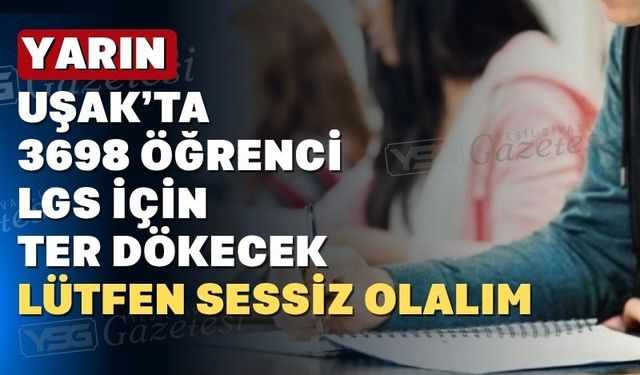 Vali Aktaş LGS’ye girecek öğrencilere moral verdi