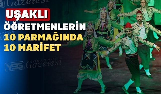 Uşaklı öğretmenlerin dansı büyüledi