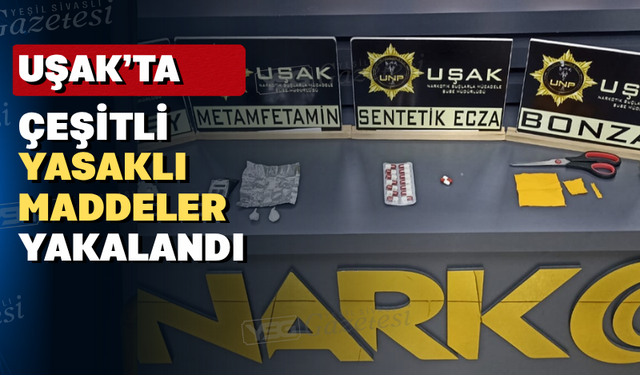 Uşak’ta 2 zehir taciri tutuklandı