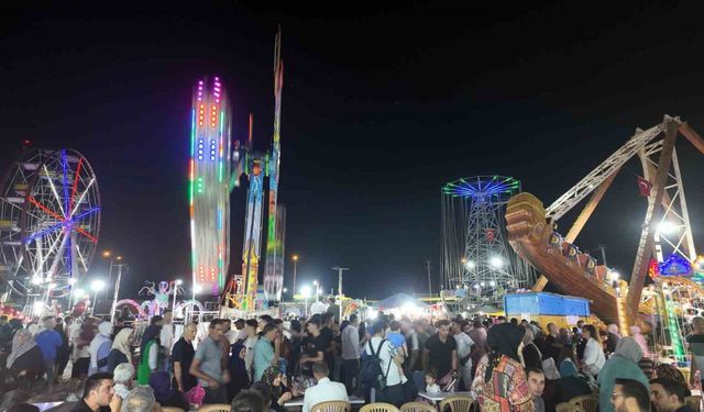 Gediz Tarhana Festivali’nde lunapark heyecanı