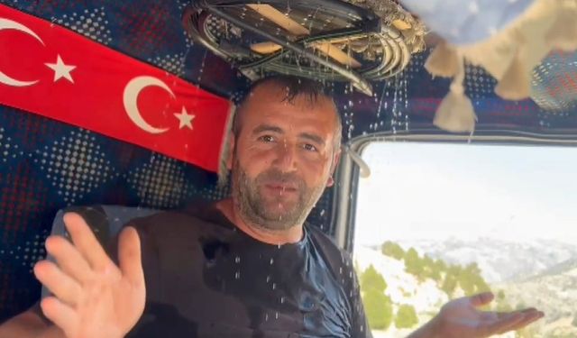 Yaz sıcağına karşı "Damlama Klima" sistemi kurdu