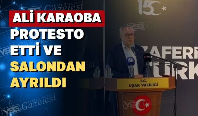 CHP Uşak Milletvekili Karaoba; “Salonda niçin Atatürk posteri yok”