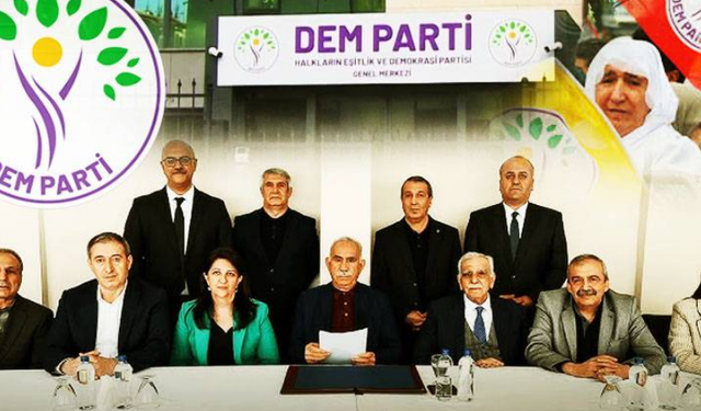 DEM Parti'den terör örgütü PKK’nın silah bırakması ile ilgili açıklama geldi