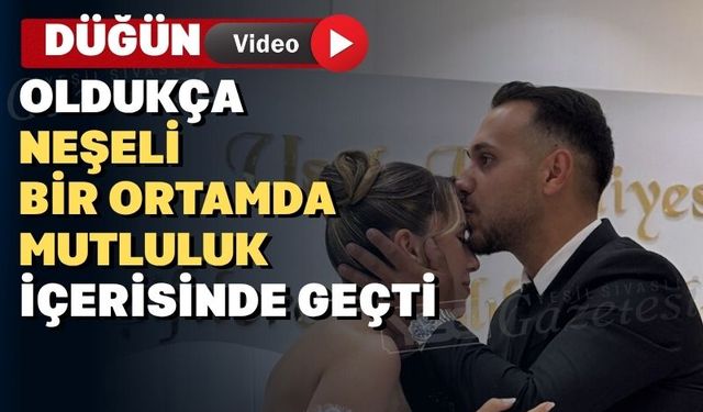 Uşak’ta Akbulut ve Sapan ailelerinin mutlu günü
