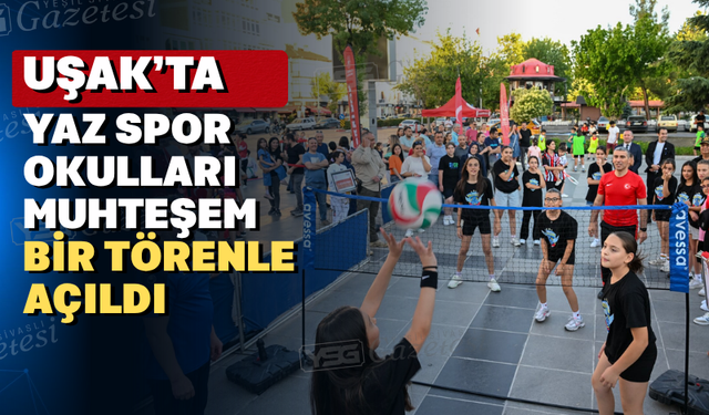 Uşak'ta 5 bin öğrenci hem spor yapacak hem eğlenecek