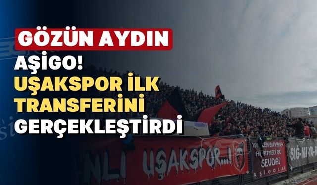 Uşakspor yeni sezon için ilk transferini gerçekleştirdi