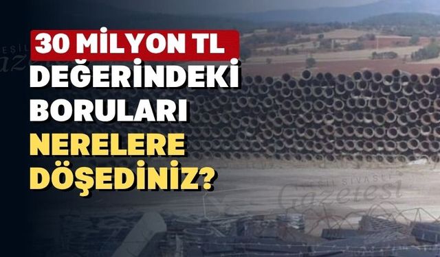 Uşak Belediyesi’ndeki hurda borular kimleri zengin etti?