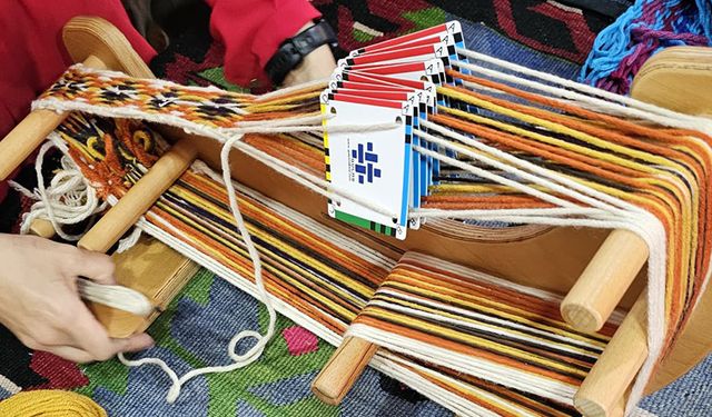 Eşme kilim çalıştayında  sanat ve gelenek buluştu