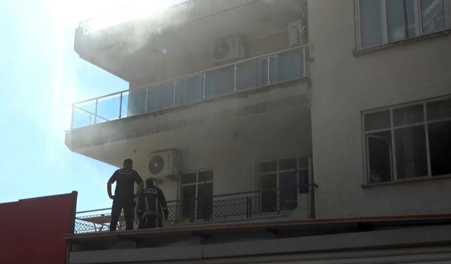 Tekstil atölyesinde çıkan yangın çıktı