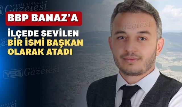 Uşak’ın Banaz ilçesinde genç gazeteci il başkanı oldu