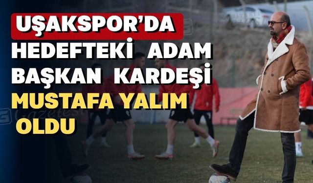Uşakspor’da küçük Yalım istifası