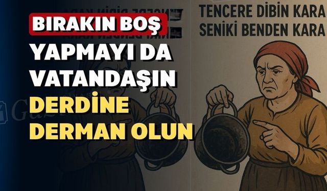 Uşak’ta “tencere dibin kara seninki benden kara” tartışması