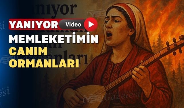 Uşaklı kadın şairin orman yangınlarıyla ilgili şarkısı içleri yaktı