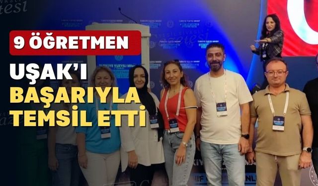 Uşak’tan 9 öğretmen Ankara Kızılcahamam’da