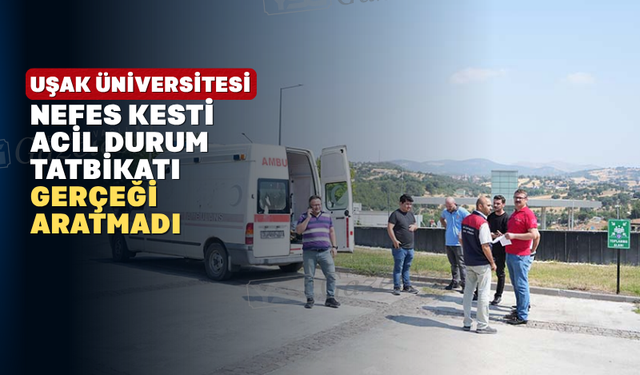 Uşak Üniversitesi’nde Heyecanlı Dakikalar: 200 Kişi Tahliye Edildi