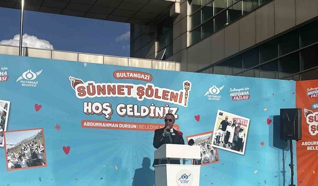 1500 çocuğa sünnet şöleni