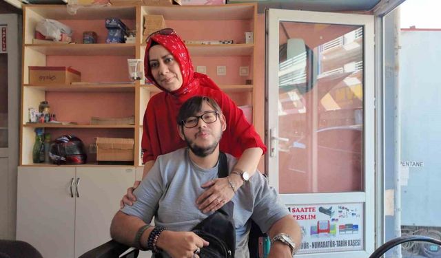 Gediz’de engelli genç iş arıyor