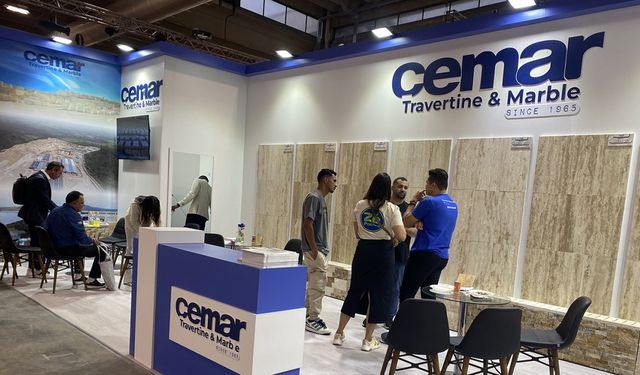 Kula’dan Verona’ya: Cemar Traverten & Mermer’e büyük beğeni