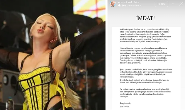 Ece Seçkin’in 4 yıllık tehditleri son buldu