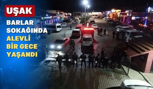 Uşak’ta bir eğlence mekânında yangın çıktı